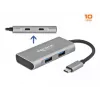 USB-hub DeLOCK externe USB 10 Gbps USB Type-C hub 63260