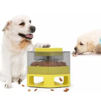 Doggy Village MT7130Y auto-buffet voor huisdieren geel