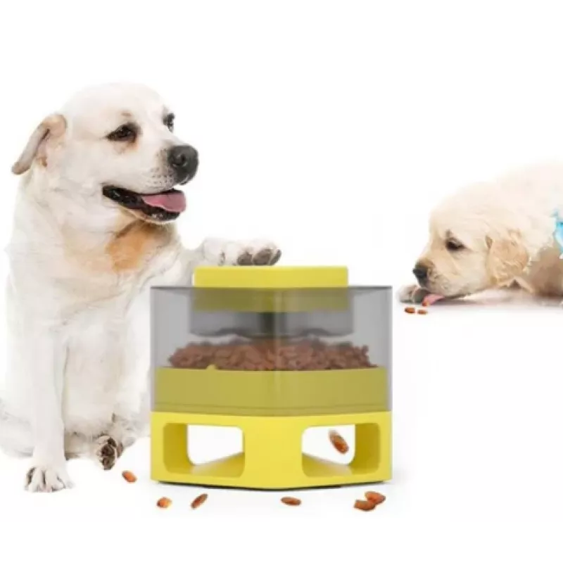 Doggy Village MT7130Y auto-buffet voor huisdieren geel