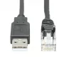 Tripp Lite U009-015-RJ45-X kabeladapter RJ-45 USB 2.0 Type-A zwart (U009-015-RJ45-X)