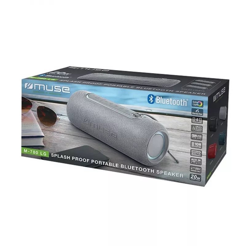 Muse M-780 LG draadloze luidspreker, zilver