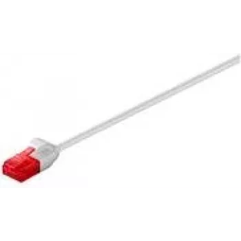 Wentronic Goobay CAT 6 slanke patchkabel, U/UTP, grijs, 15 m - koper (93735)