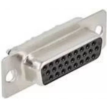Draadconnector DeLOCK 66717 D-Sub HD 26-polig zwart zilver