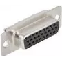 Draadconnector DeLOCK 66717 D-Sub HD 26-polig zwart zilver