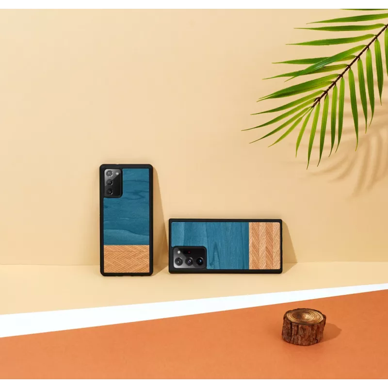Telefoonhoes man and wood Galaxy Note 20 Ultra denim zwart
