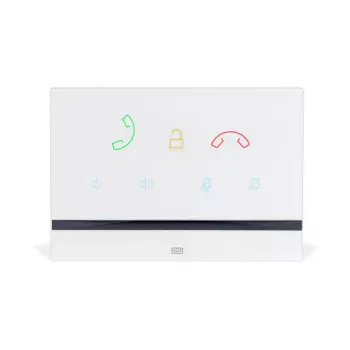 Intercom 2N Indoor Talk wit — bedraad, gehard glas, wandmontage, 185×128×48,2 mm