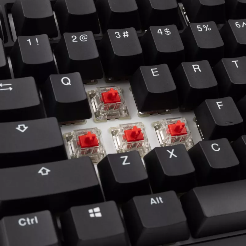 Ducky Tinker 75 toetsenbord gaming USB US Engels zwart