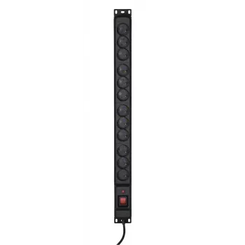Activejet COMBO 12-stekkerdoos 1,5m zwart