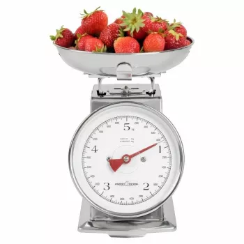 Mechanische keukenweegschaal ProfiCook PC-KW 1247 – RVS, 5 kg capaciteit, 1 L kom, tarrafunctie