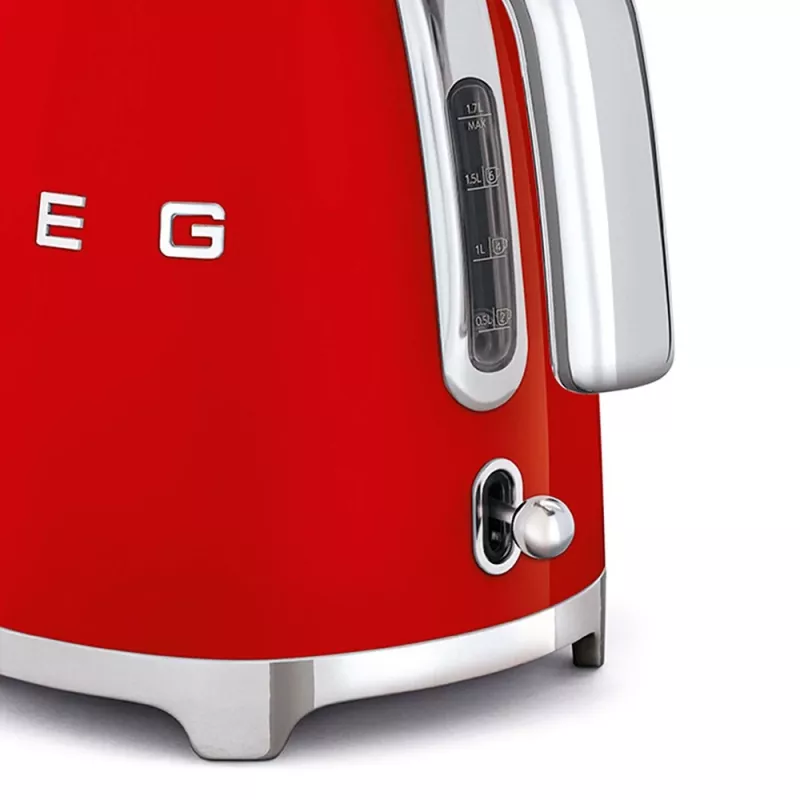 Elektrische waterkoker Smeg 1,7 l 2400 W rood