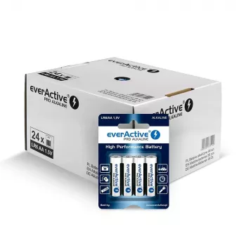 Alkalinebatterijen everActive LR64BLPADIS — 96 stuks, AA-formaat