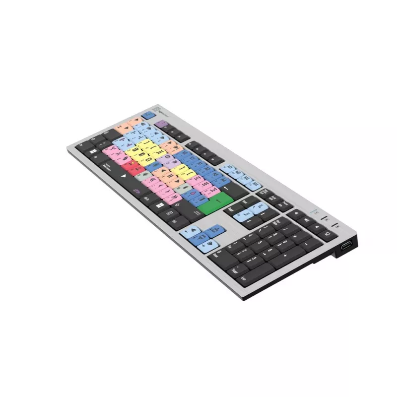 Logickeyboard LKB-MCOM4-AJPU-FR toetsenbord USB AZERTY Frans zilver (LKB-MCOM4-AJPU-FR)