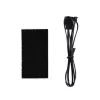 Alphacool Core 25669 11x 3-pins DRGB-splitter met SATA-voedingsconnector, zwart