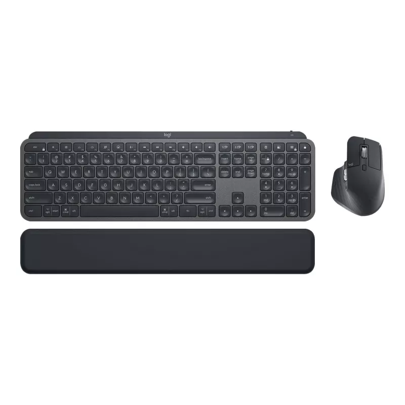 Logitech MX Keys Combo for Business - toetsenbord-muisset - verlicht - draadloos - Bluetooth LE - QWERTY - GB - grafiet