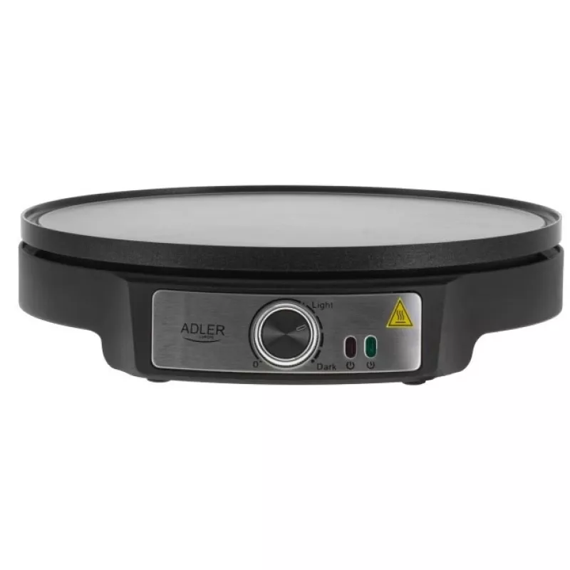 Adler AD 3093 2-in-1 dubbelzijdige elektrische crêpemaker, 1600 W, zwart