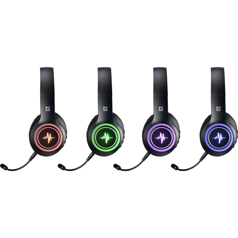 HOOFDTELEFOON DEFENDER BLUETOOTH FREEMOTION B571 ZWART LED