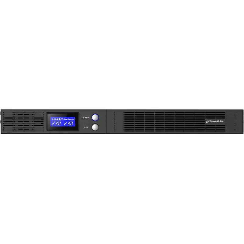 PowerWalker VI 500 R1U UPS (noodstroomvoeding) Line-Interactive 0,5 kVA 300 W 4 AC-uitgangen