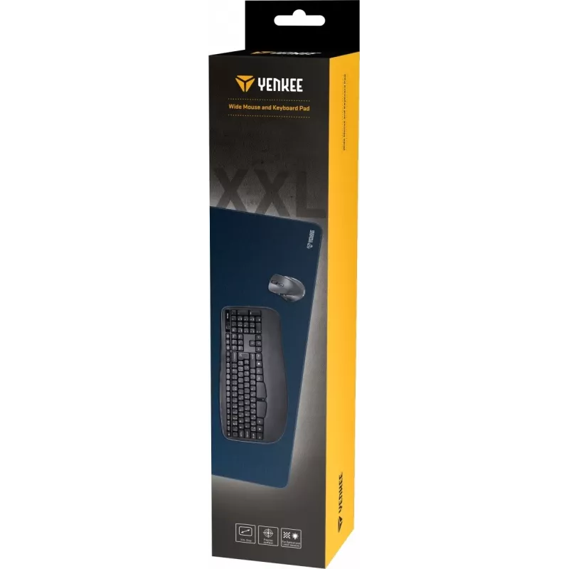 Onderlegger voor muis en toetsenbord YENKEE YPM 9040BE Office XXL