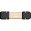 Silicon Power DS72 draagbare SSD-stick 250 GB, USB 3.2 Gen 2, USB-A/USB-C, goud