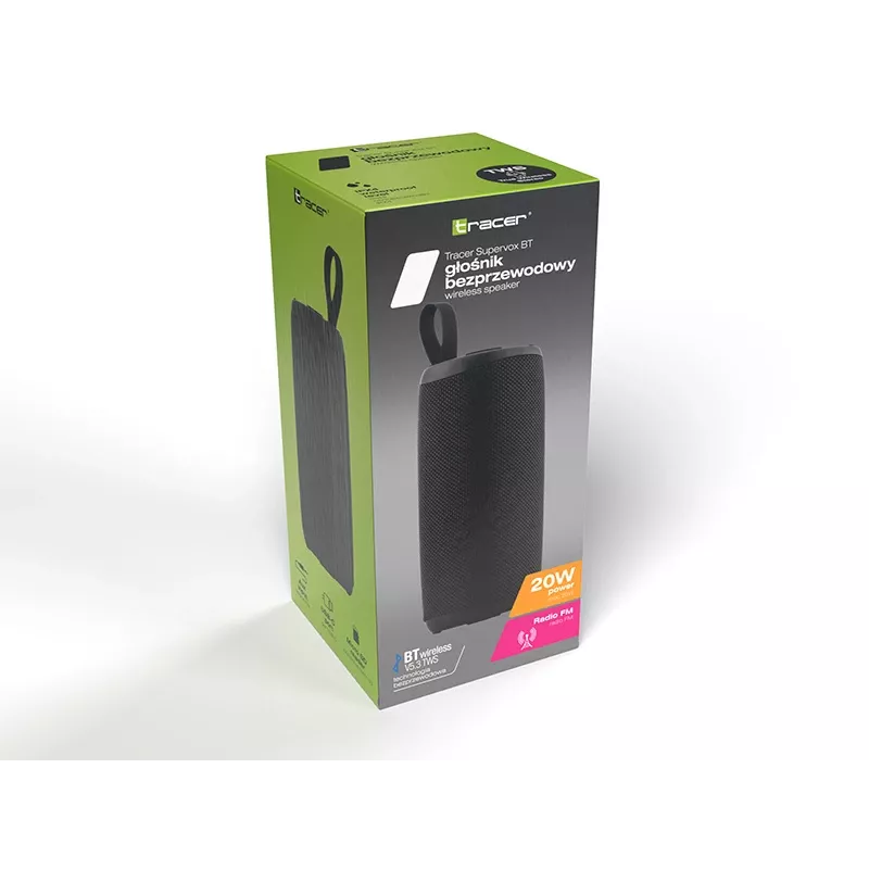 Draagbare Bluetooth-luidspreker TRACER Supervox Zwart TRAGLO47686 — draadloos audio, compact design