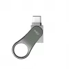 Silicon Power Mobile C80 USB-stick 64 GB USB Type-A / USB Type-C 3.0 (3.1 Gen 1) titanium