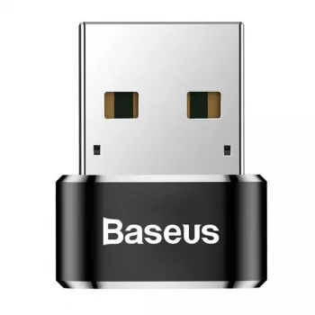 Baseus USB-stekker naar Type-C-bus adapter converter zwart