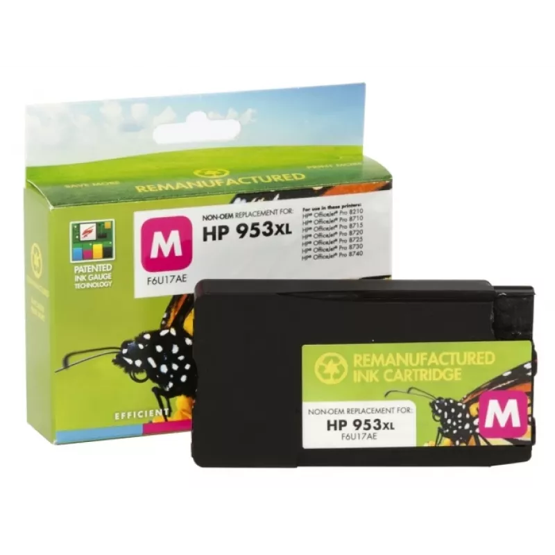 Compatibel Static Control HP 953XL (F6U17AE) Inktpatroon, Magenta (Nieuwe chip)