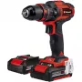 EINHELL accu-boor-/schroefmachine TE-CD 18/40 Li +64 2x2Ah | Einhell