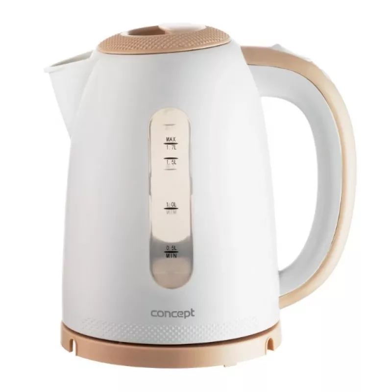 Elektrische waterkoker Concept Solution RK2331 — 1,7 L, 2200 W, beige/wit