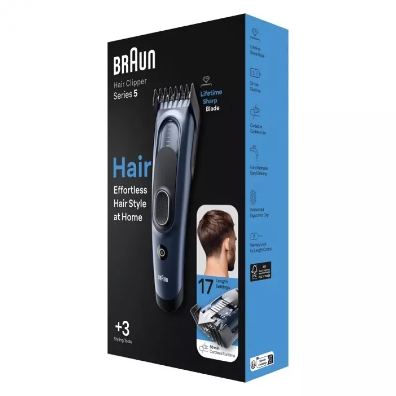 Braun HC5350 tondeuse, blauw