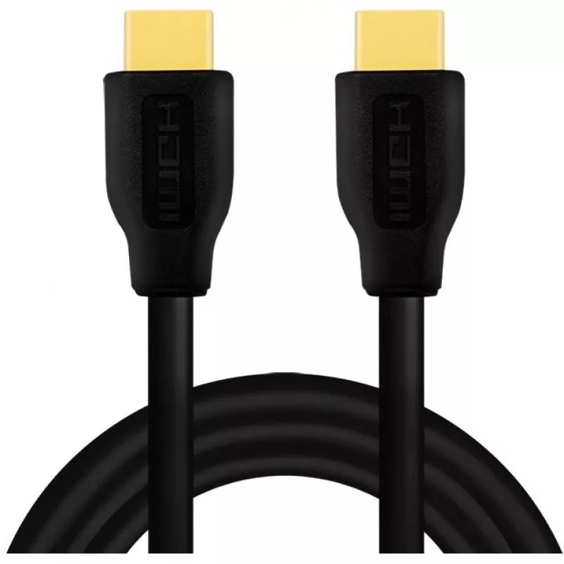 LogiLink CH0100 Premium High Speed HDMI-kabel met Ethernet, HDMI 2.0 type A male–male, 4K 60 Hz, 18 Gbit/s, 1 m, zwart