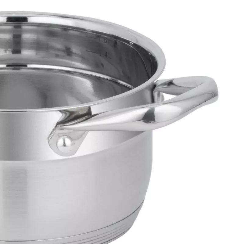 Ronde RVS pan Resto Kitchenware Libra 1,9 L