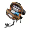Reistas Tomtoc Aviator-T37 met schouderband, X-Pac-stof, bruin