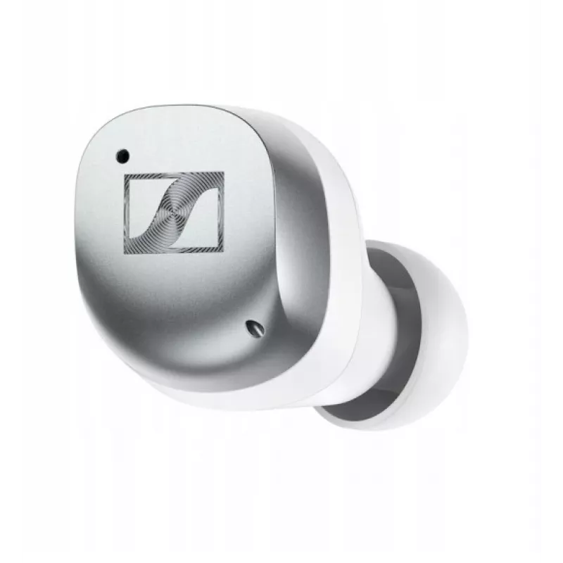 SENNHEISER Momentum MTW4 draadloze Bluetooth noise-cancelling sport-oordopjes - wit & zilver