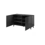 Cama sideboard 2D REJA grafietgrijs glanzend/grafietgrijs glanzend