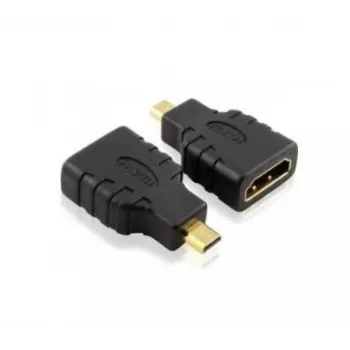 Techly IADAP-HDMI-MD kabeladapter Micro HDMI D zwart