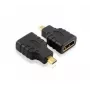 Techly IADAP-HDMI-MD kabeladapter Micro HDMI D zwart