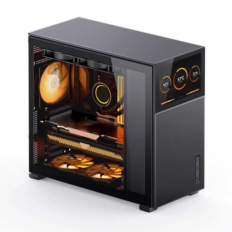 PC-behuizing Jonsbo D41 MESH midi tower zwart
