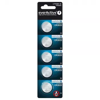 Everactive lithiumbatterij Mini CR2025 - blister 5 st.