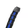 CableMod PRO ModMesh 12VHPWR kabelverlengingskit zwart/blauw — 12VHPWR GPU stroomverlenging