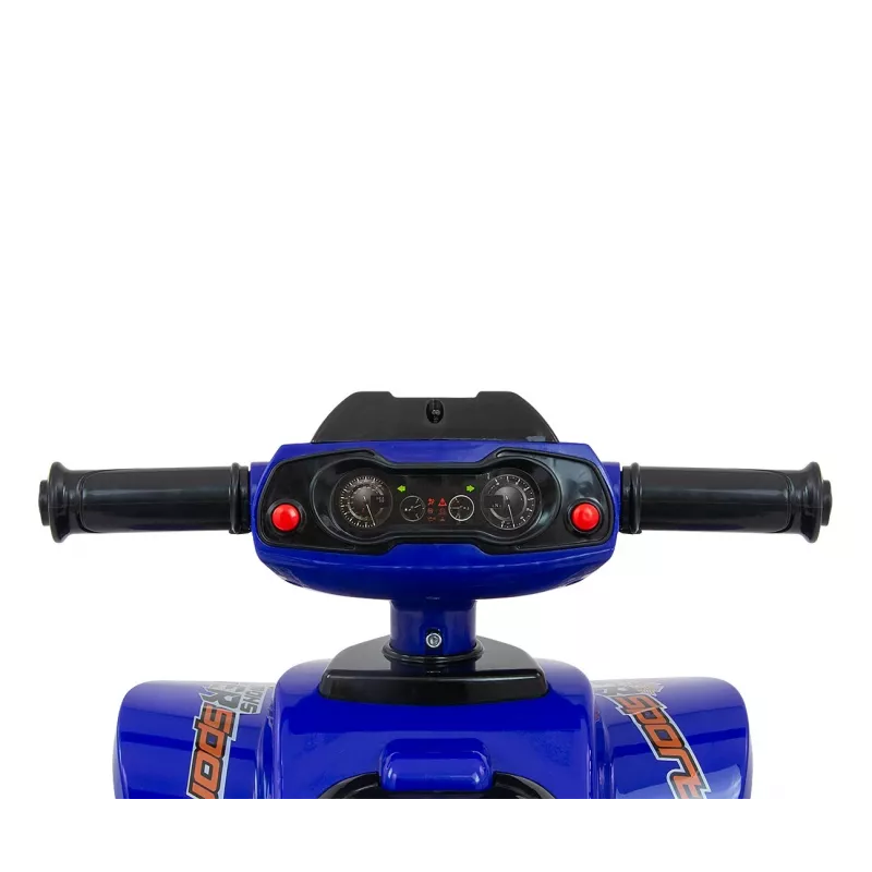 Loopvoertuig Milly Mally Ride-on Monster Navy — kinderzit-loopvoertuig, lage zithoogte