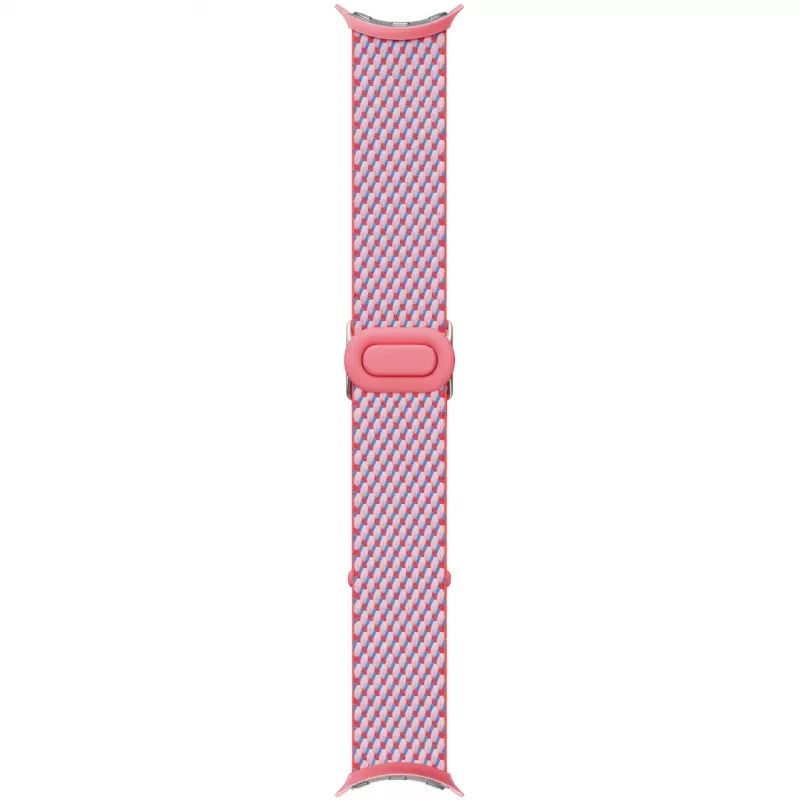 Google Pixel Watch 3 geweven bandje GA06104-WW, pioenroos