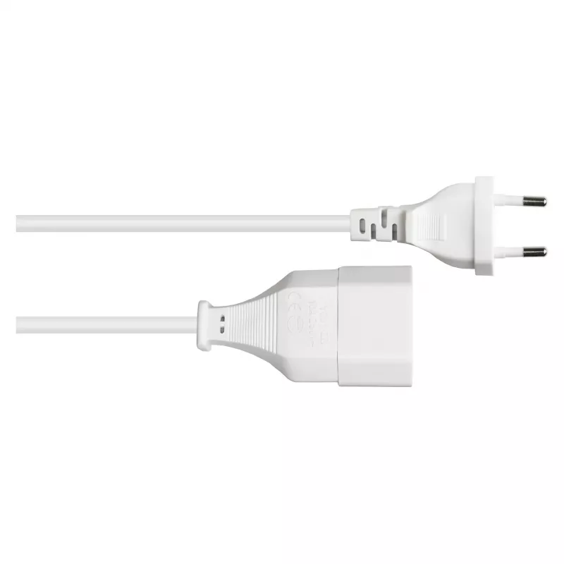 Good Connections Euro-verlengsnoer wit 0,2m