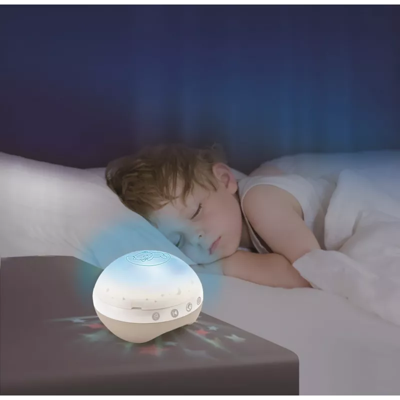 3in1 muziekprojector carrousel beige