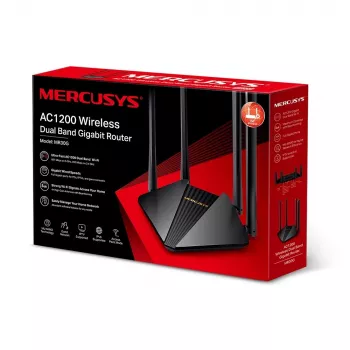 Mercusys MR30G draadloze router Gigabit Ethernet dualband (2,4 GHz / 5 GHz) zwart