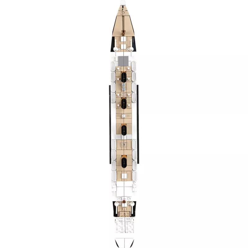 Constructieset Cobi R.M.S. Titanic Model 593 onderdelen COBI-1680 — schaalgetrouwe modelbouwstenen