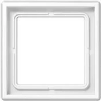 JUNG LS 981 WW wandplaat/schakelaarafdekking wit (LS 981 WW)