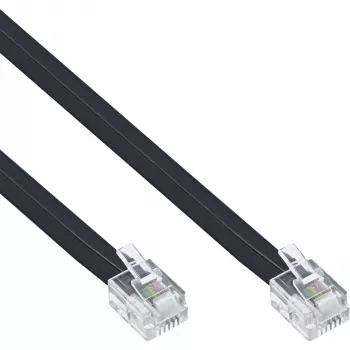 InLine modulaire kabel RJ12 stekker / stekker 6P6C 20m