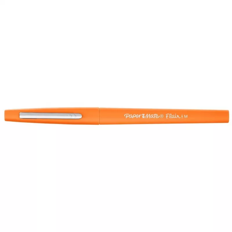 Viltstift Papermate Flair Original middel blauw groen oranje roze