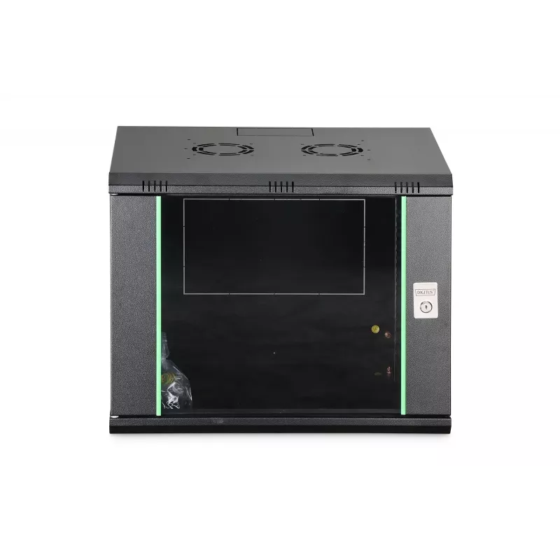 Wandgemonteerde schakelkast DIGITUS Dynamic-N 9U, 600x450 mm (BxD), IP20, slot met sleutel, ongemonteerd